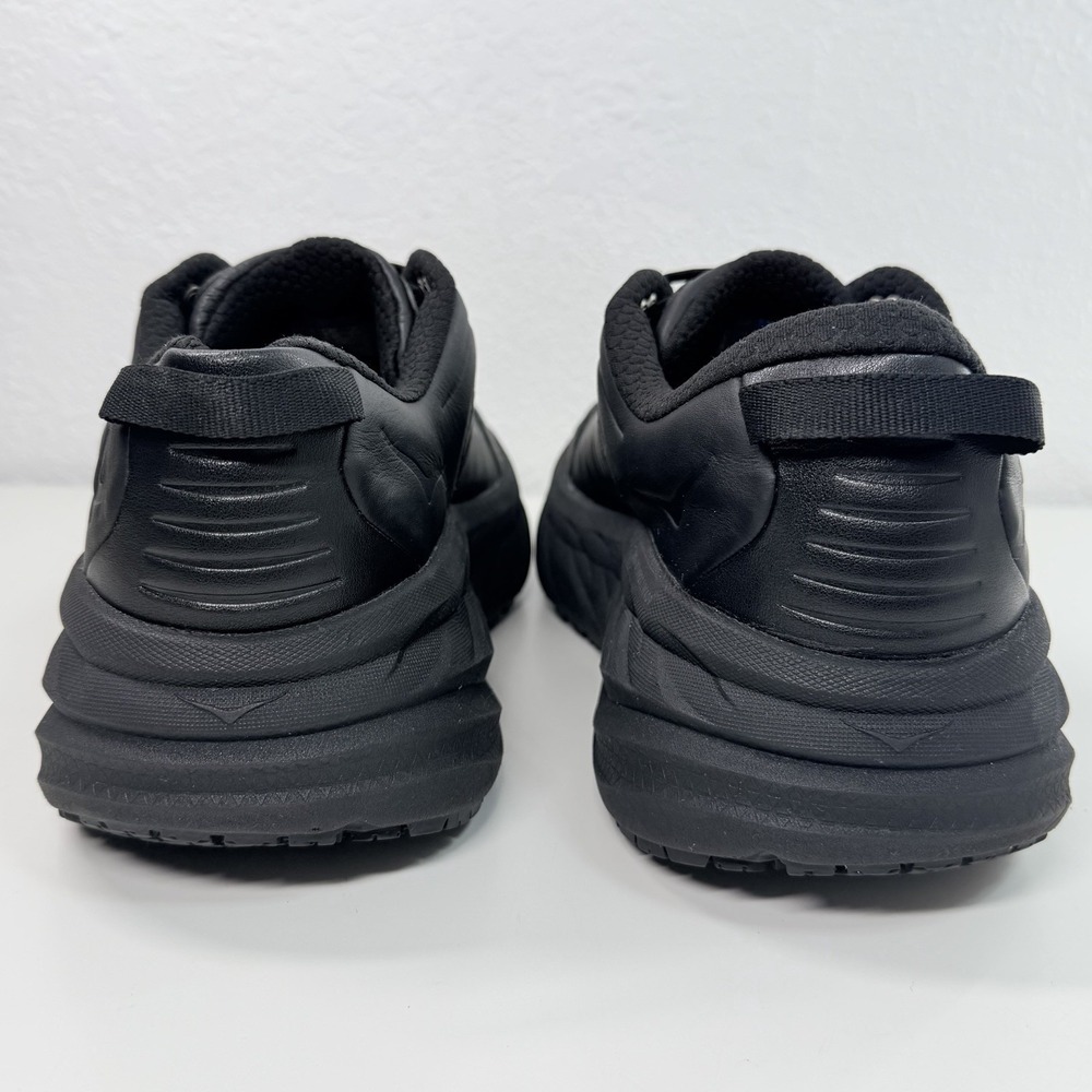 New HOKA BONDI SR Men's Size 11 Triple Black Slip Resistant Comfort Work Shoes - Picture 4 of 12